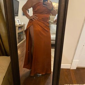 David’s bridal bridesmaid dress